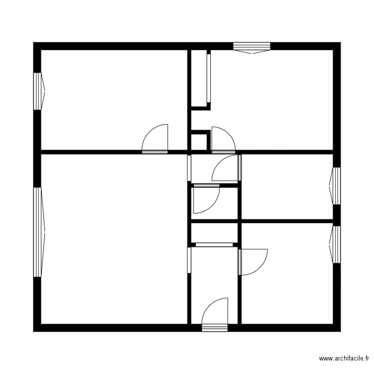 sci 1 quai du gen leclerc. Plan de 11 pièces et 54 m2