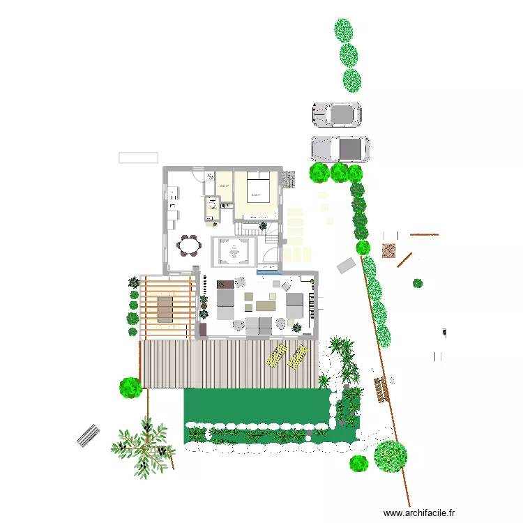 Salon No&euml;l. Plan de 