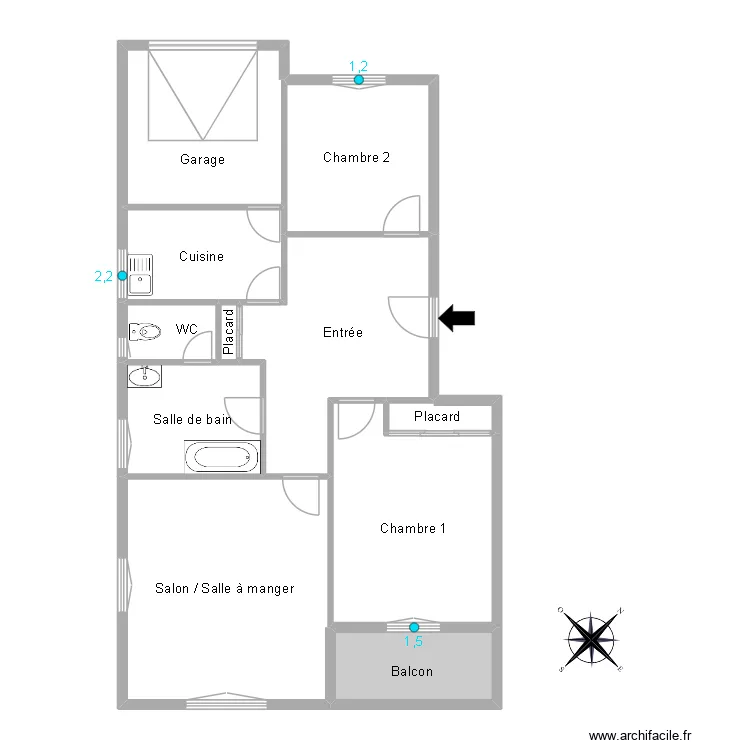 51044 SOLLER. Plan de 11  et 97 m²