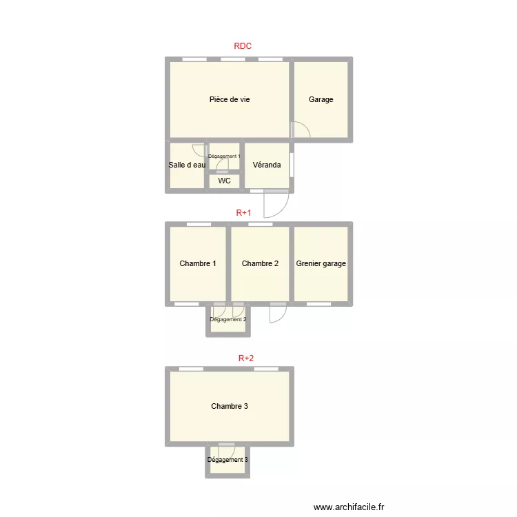 2502 SUCCESSION MARRON HENRI. Plan de 