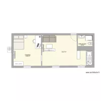 40 m&sup2; plan