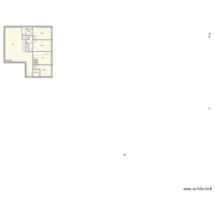 GUILLOT MONTROUGE. Plan de 15 pièces et 158 m2
