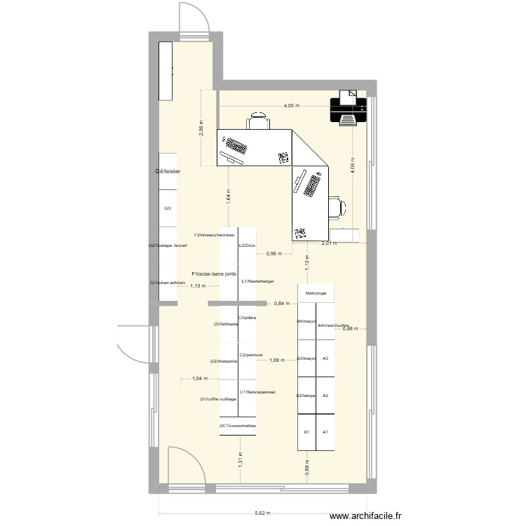 Shop Isotosi 1. Plan de 0 pièce et 0 m2