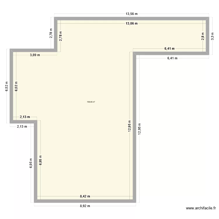 RDC ST MAUR. Plan de 1 et 158 m² RDC ST MAUR. Plan de 1 et 158 m²