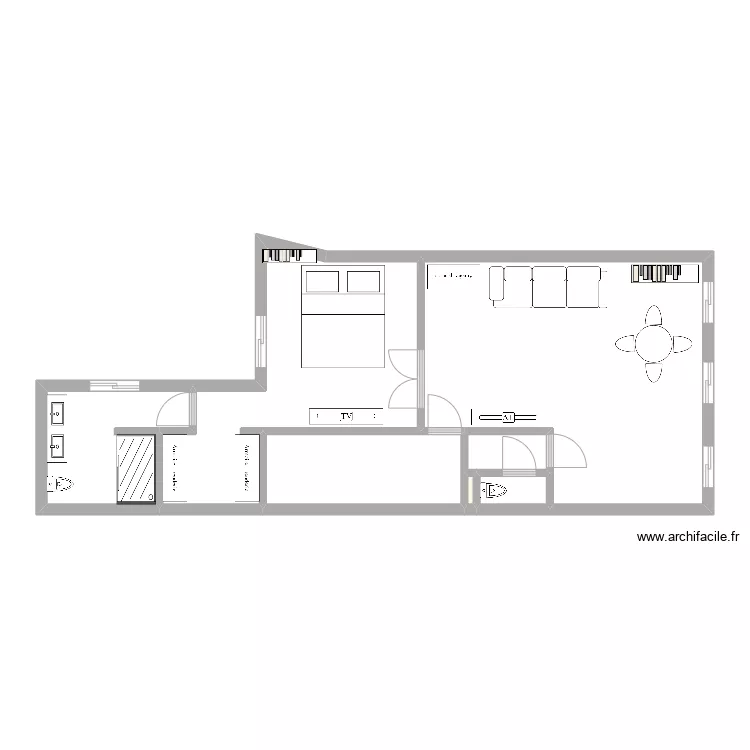 appartement Tulipe 3e. Plan de appartement Tulipe 3e. Plan de