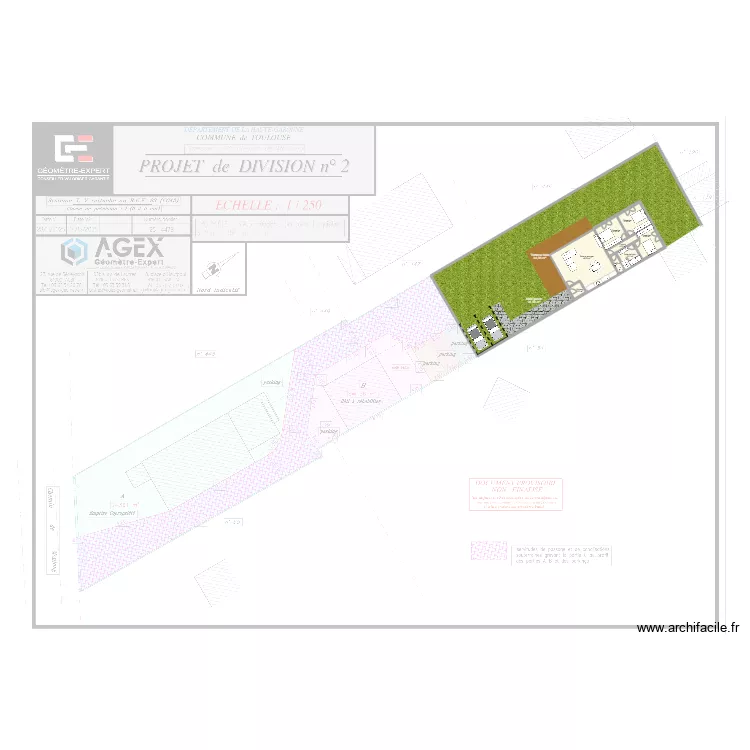 monlong 3. Plan de 8  et 104 m²