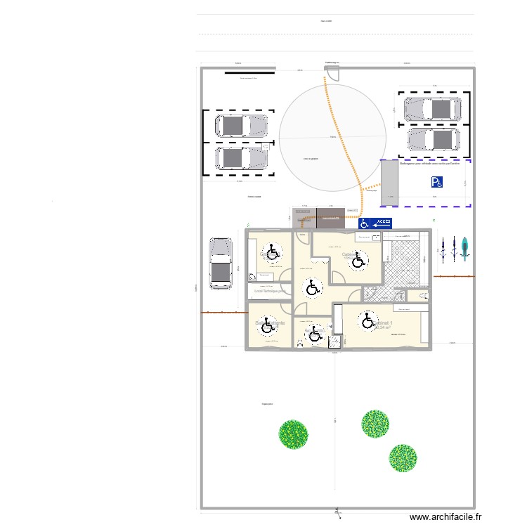 plan general projet ERP parking 2026. Plan de 0 pièce et 0 m2