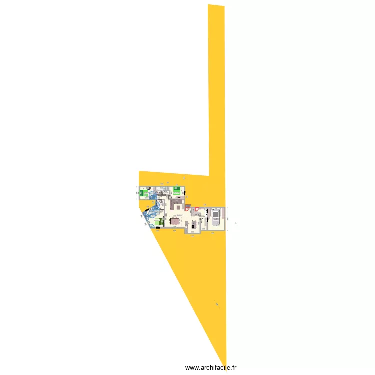 VERSION GGE GAUCHE. Plan de 10 et 136 m² VERSION GGE GAUCHE. Plan de 10 et 136 m²