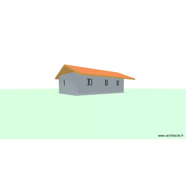 chalet 9M X 5M. Plan de chalet 9M X 5M. Plan de