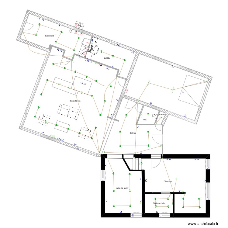 cysoing 4. Plan de 14 pièces et 216 m2