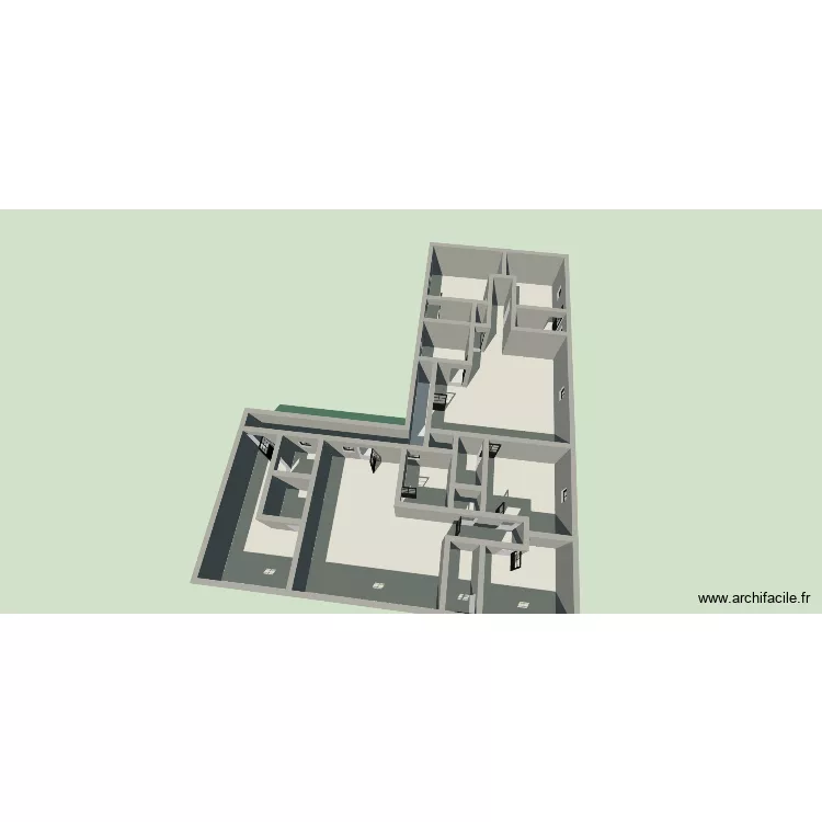 DIVO modif. Plan de 16 Pièces et 192 m² DIVO modif. Plan de 16 Pièces et 192 m²