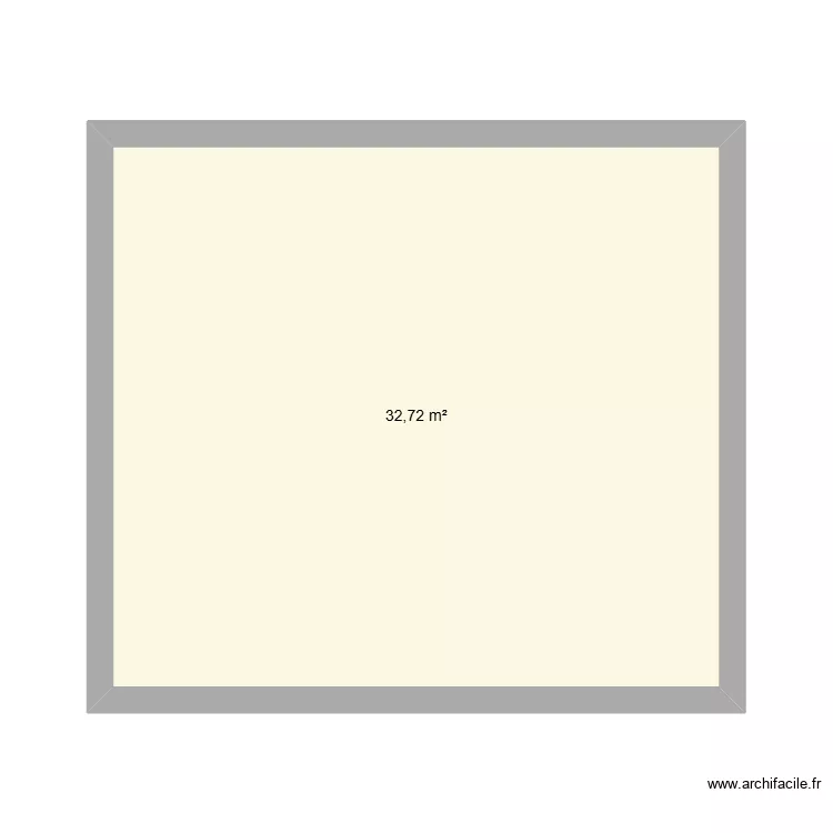 Kinet. Plan de 1 Pièce et 33 m²