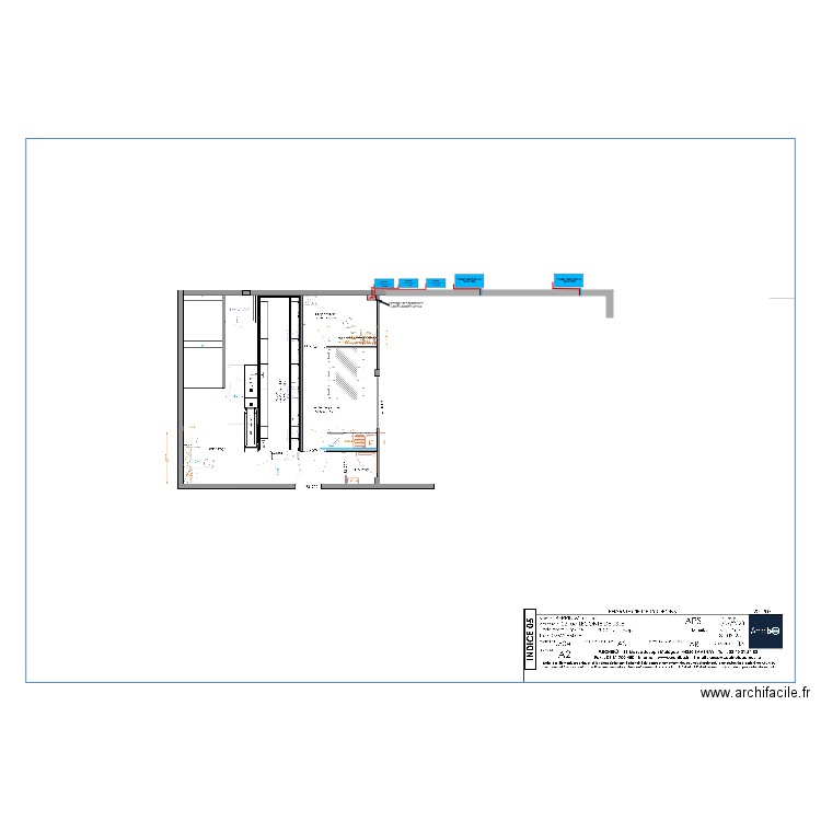 Pharmacie L'odeon  R+1 Split-Mural. Plan de 0 pièce et 0 m2
