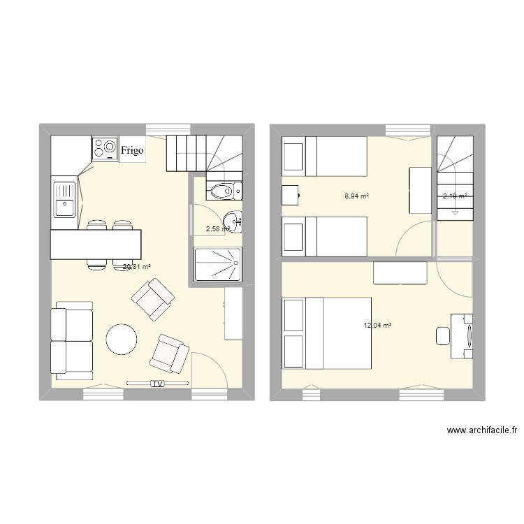 Maison de Port. Plan de 0 pièce et 0 m2