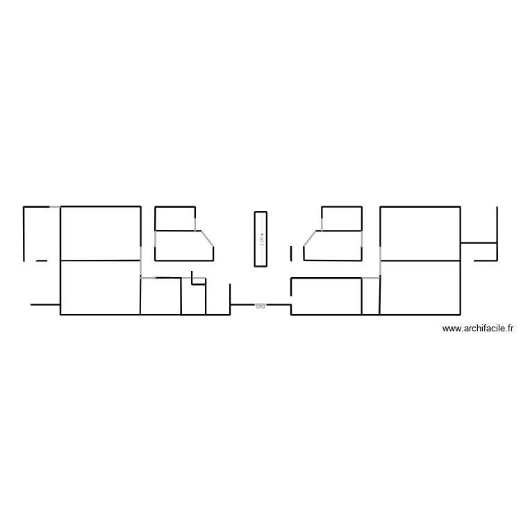 Halle des Sports bureaux. Plan de 0 pièce et 0 m2