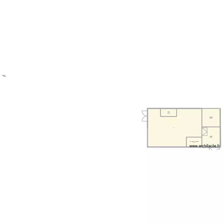Shop. Plan de 6 et 403 m² Shop. Plan de 6 et 403 m²