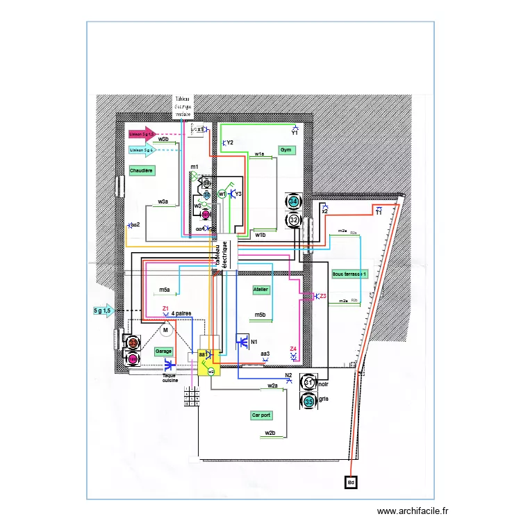 caves No&eacute;mie  12-2024  c&acirc;bl&eacute; et de position. Plan de 