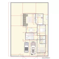 Plan Rez de chaussée avec mésures-révisé- salon révisé- alignement plan architechte