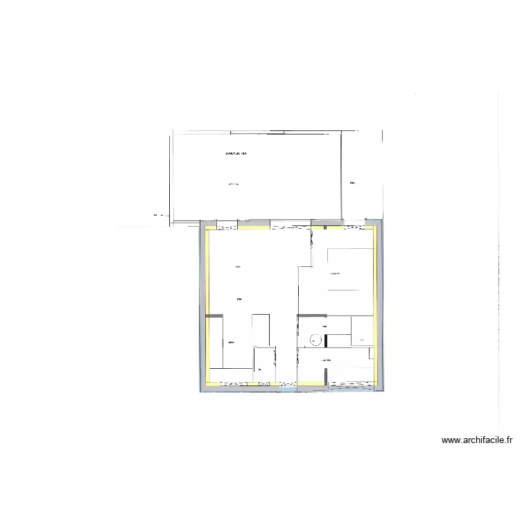 BEDOUET RDC. Plan de BEDOUET RDC. Plan de