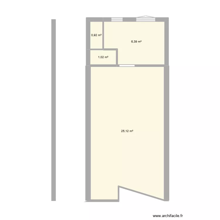 Le Scorpion. Plan de 4 Pièces et 33 m² Le Scorpion. Plan de 4 Pièces et 33 m²