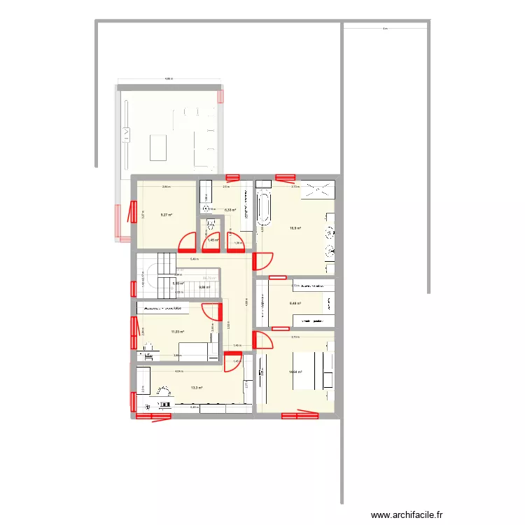 projet Bolland archi. Plan de 15 et 223 m² projet Bolland archi. Plan de 15 et 223 m²