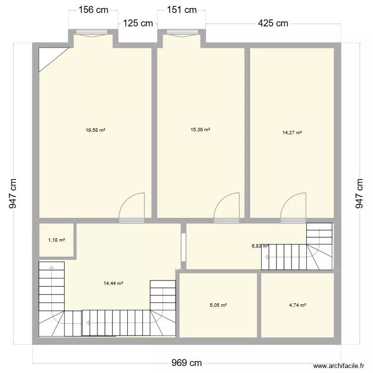 SAVEAN Le LUC 2. Plan de 8  et 81 m²