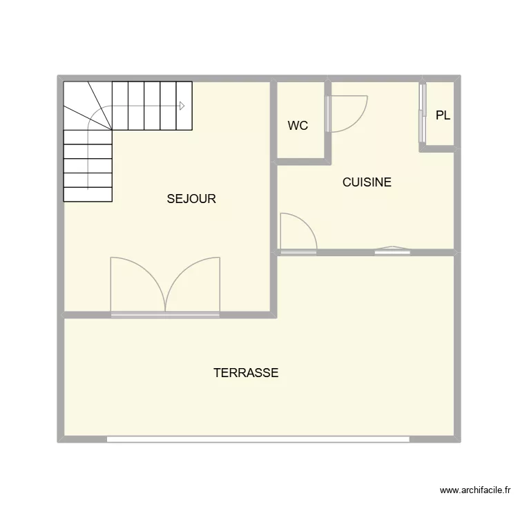 BONNAFOUX AIMARGUES RDC. Plan de 5 Pièces et 36 m² BONNAFOUX AIMARGUES RDC. Plan de 5 Pièces et 36 m²