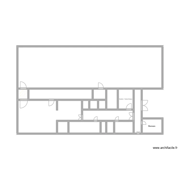 Cuisine Centrale et Restaurant Scolaire- RDC. Plan de 18 et 35 m² Cuisine Centrale et Restaurant Scolaire- RDC. Plan de 18 et 35 m²