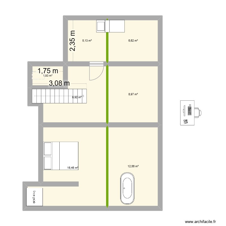 grenier2. Plan de 0 pièce et 0 m2