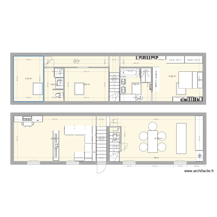 future appart esc milieu 2. Plan de 0 pièce et 0 m2