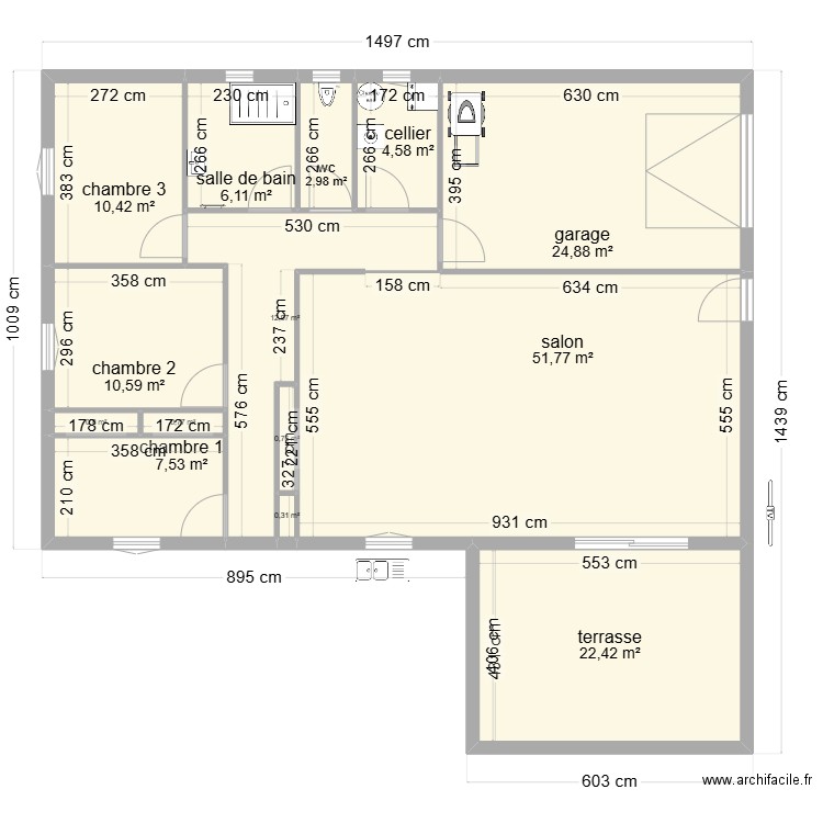 morgan 5. Plan de 0 pièce et 0 m2