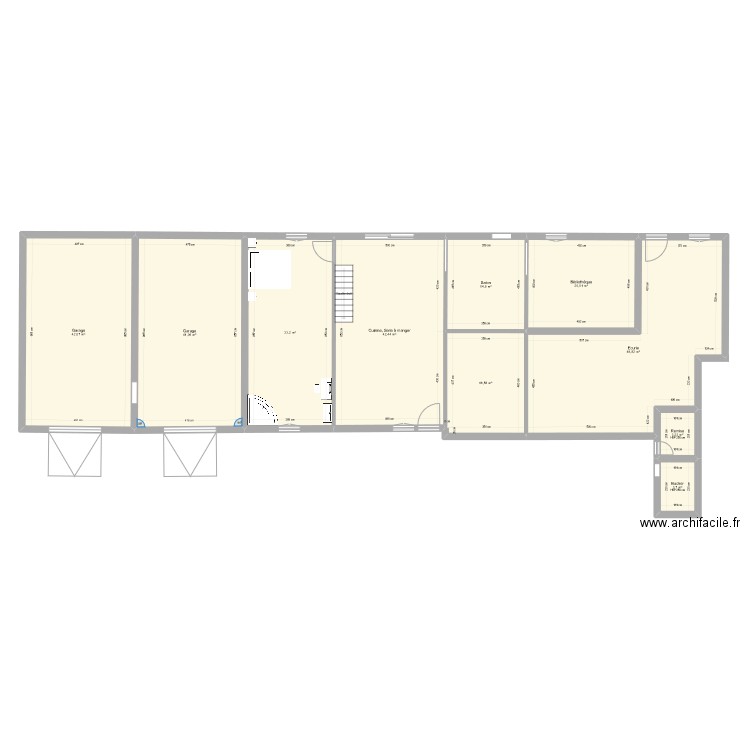 maison passon rdc. Plan de 0 pièce et 0 m2