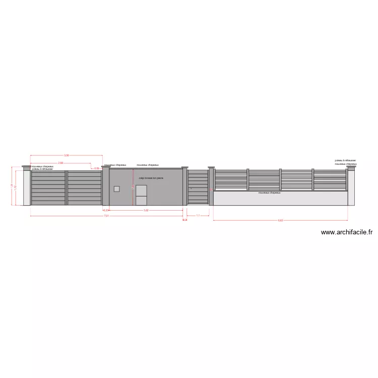 projet final sans cloture mur r&eacute;hauss&eacute; poteaux supprim&eacute;s 2. Plan de 