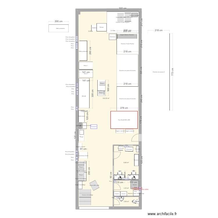 Montreuil 120m2 Werner - 2. Plan de 5 pièces et 118 m2