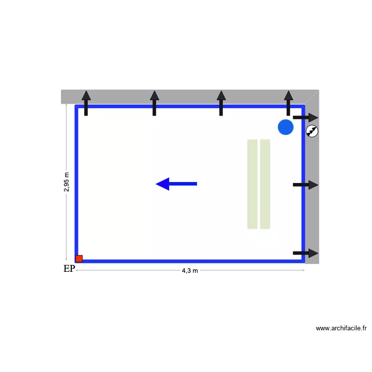 Miracula CASCAIS. Plan de 1  et 12 m²