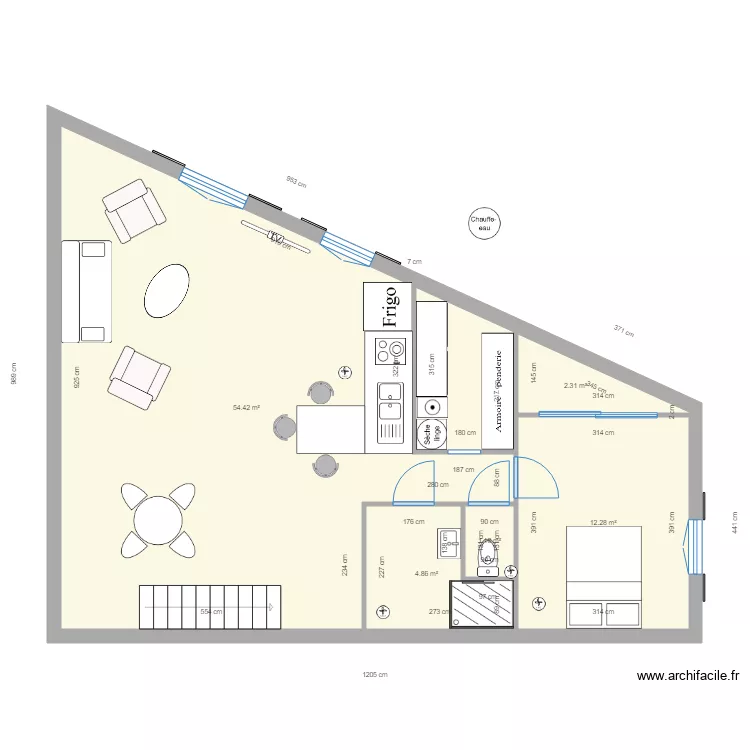 MAISON CAZOUL PREMIER. Plan de 