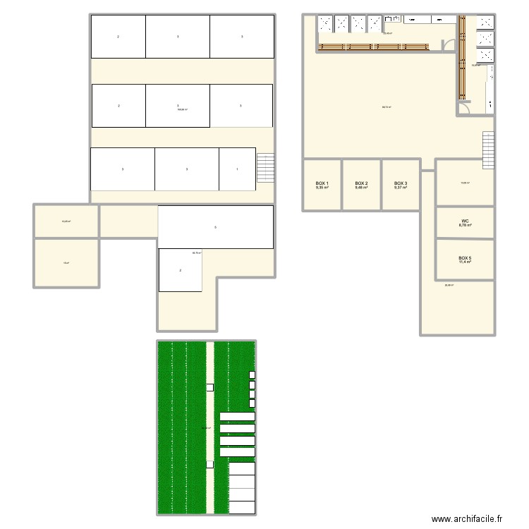 Magnum. Plan de 15 pièces et 561 m2