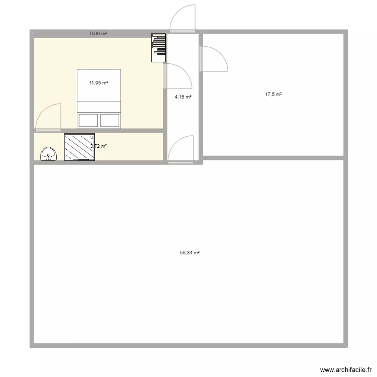 maison famille morin. Plan de 