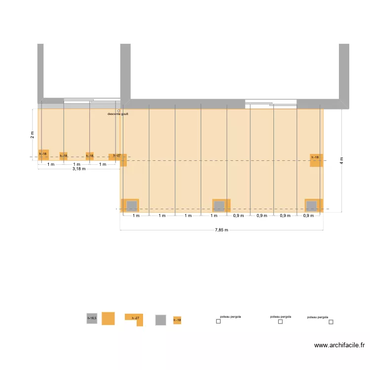 plan base terrasse 2. Plan de 