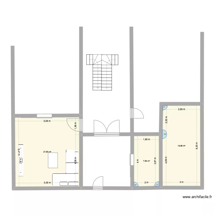 Plan Maison 2. Plan de 5  et 94 m²