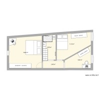 étage version 2 ch et 1 bureau autre