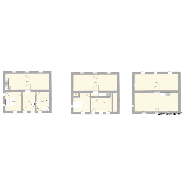 RDC. Plan de 10 pièces et 259 m2