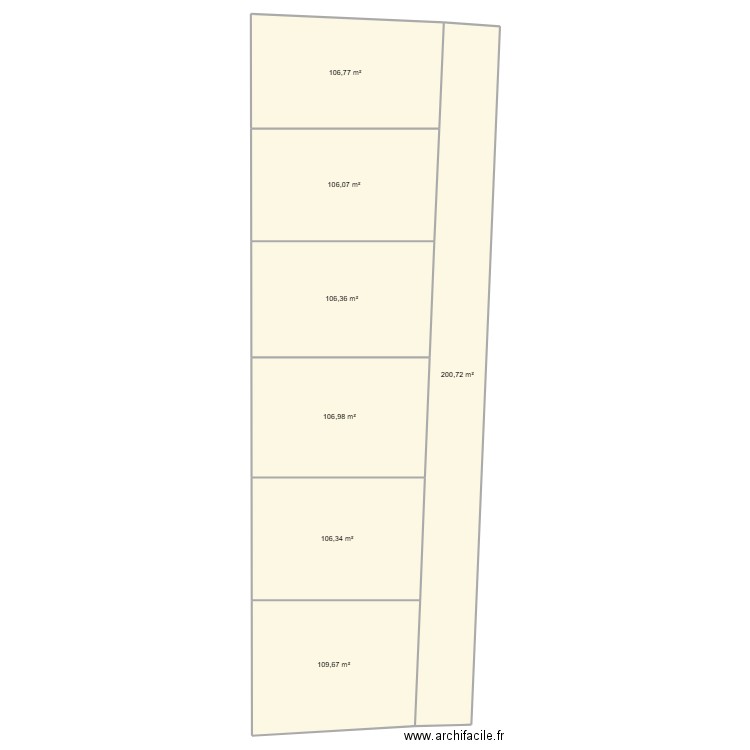 First. Plan de 7 pièces et 843 m2