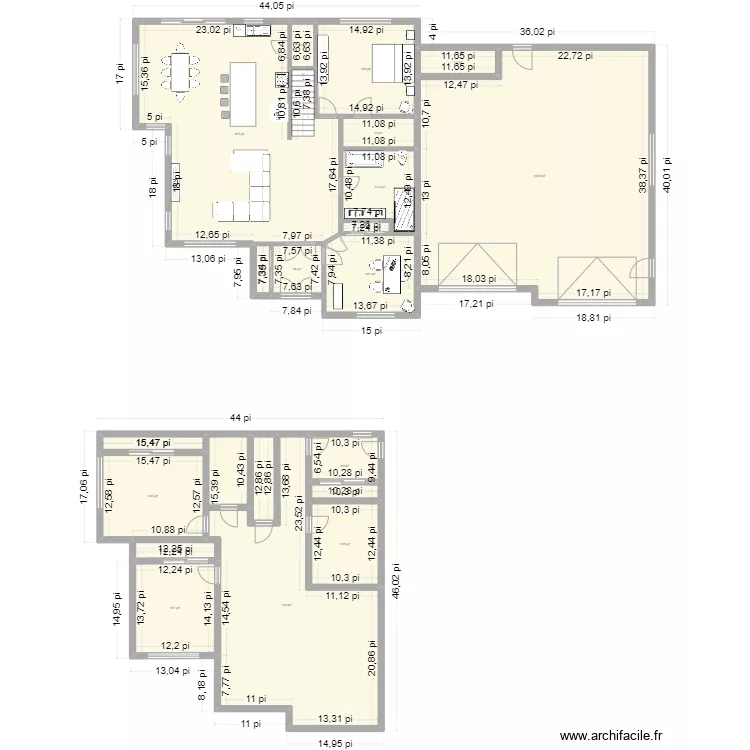 maison 3 4. Plan de 