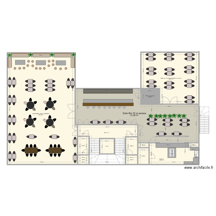 ROOF TOP BRIGNAIS. Plan de 14 pièces et 379 m2