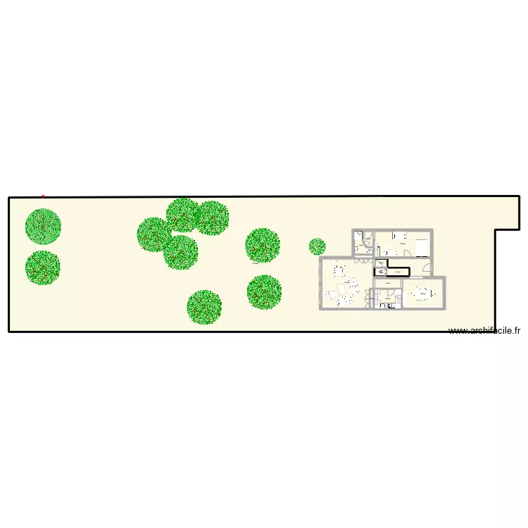 SURFACE PLANCHER RdC EXTENSION. Plan de 