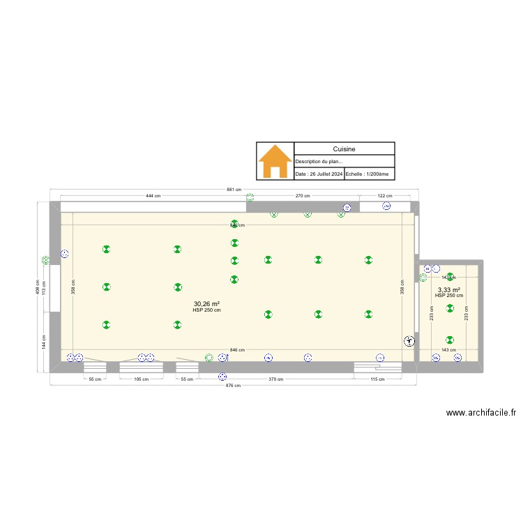Cuisine Finalisée elec. Plan de 0 pièce et 0 m2
