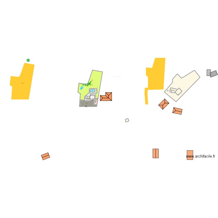 maison saint didier 70. Plan de 20 pièces et 3665 m2