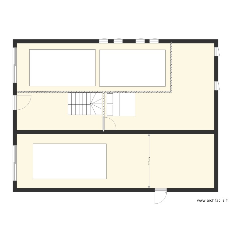 giettaz garage modifié acquereurs. Plan de 11 pièces et 385 m2
