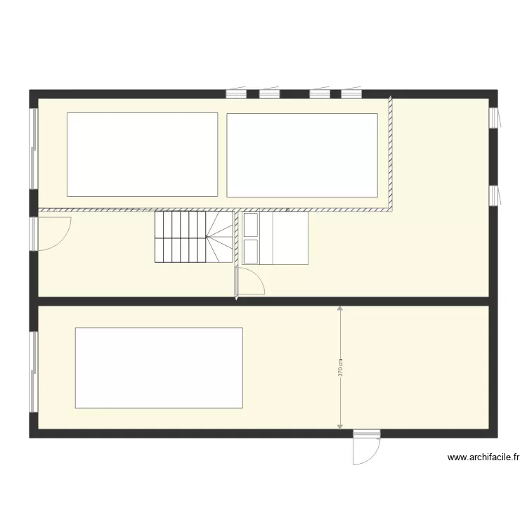 giettaz garage modifi&eacute; acquereurs. Plan de 